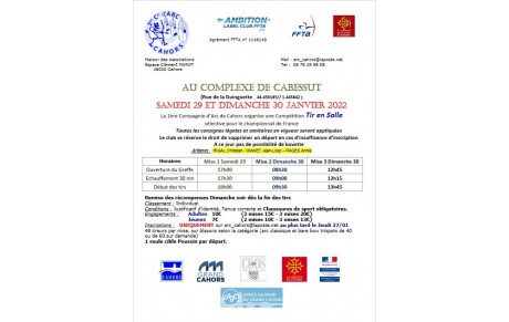 Tir en salle année 2022